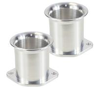 Ramair Filters BOT-40-50-2PK Weber DCOE 40 mm Bolt on Velocity Stack Carb Trumpet, 50 mm, Set of 2