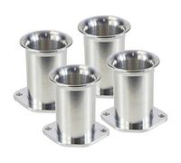 Ramair Filters BOT-40-60-4PK Weber DCOE 40 mm Bolt on Velocity Stack Carb Trumpet, 60 mm, Set of 4