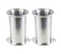 Ramair Filters BOT-45-150-2PK Weber DCOE 45 mm Bolt on Velocity Stack Carb Trumpet, 150 mm, Set of 2