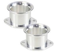 Ramair Filters BOT-45-25-2PK Weber DCOE 45 mm Bolt on Velocity Stack Carb Trumpet, 25 mm, Set of 2