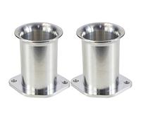 Ramair Filters BOT-45-60-2PK Weber DCOE 45 mm Bolt on Velocity Stack Carb Trumpet, 60 mm, Set of 2