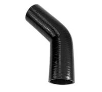 Ramair Filters RSE4563BK 4-Ply Silicone Elbow, 45 Degree Bend, 63 mm ID, Black