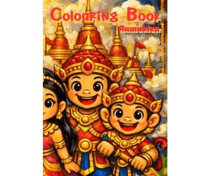Ramakien Coloring Book for Kids2: Thai Mythology Epic Ramayana Coloring Pages with Cute Characters for Kids Ages 8+