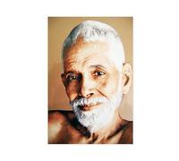 Ramana Maharshi Poster Canvas Poster Wall Art Decor Print Picture Paintings for Living Room Bedroom Decoration Unframe-style 12x18inch(30x45cm)