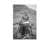 Ramana Maharshi Poster Canvas Poster Wall Art Decor Print Picture Paintings for Living Room Bedroom Decoration Unframe-style 08x12inch(20x30cm)