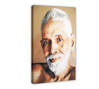 Ramana Maharshi Poster Canvas Poster Wall Art Decor Print Picture Paintings for Living Room Bedroom Decoration Frame-style 16x24inch(40x60cm)