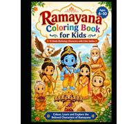 Ramayana: A Fun Coloring Book for Kids Aged 4-10