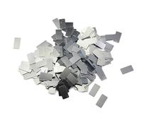 RAMBEX 100PCS Ultra-thin Iron Sheet, 0.3mm, 0.5mm, 1.0mm Thickness, Rectangular Small Iron Sheet For Use With Magnets (35x15x0.3mm 100pcs)