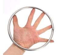 RAMBEX 1pcs 304 Stainless Steel Big O Ring 170/180/190/200/250mm Outer Diameter 8mm Thickness Strapping Welded Round Rings(8X200mm)
