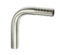 RAMBEX 1pcs 6mm 8mm 10mm 12 14 16 20 25mm Stainless Steel 90 Degree Pipe Bend Pagoda Elbow, Single Head Welded Pagoda Elbow Connector(14MM)