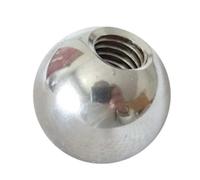 RAMBEX 304 Stainless Steel Thread Round Ball Head Tapping Set Screw Ball Metric M3 Nut Cap Tapping Drilling Handle Ball， 1pcs(M3X20mm)