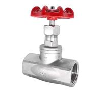 RAMBEX Stainless Steel Globe Valve, 1/2" 3/4" 1" 1-1/4" 1-1/2" 2" Threaded B-type High-temperature Steam Water Meter Globe Valve, 1pcs(3/4" DN20)