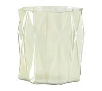 Orsina Rambia Small Irridescent Glass Candle Holder in Silver Orsina Silver