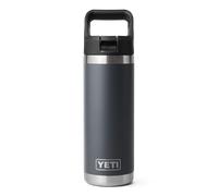 Rambler 18oz Straw Bottle in Charcoal