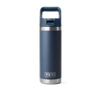 Rambler 18oz Straw Bottle in Navy