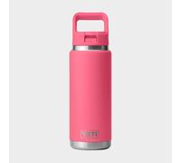 YETI Rambler, Stainless Steel Vacuum Insulated C Straw Bottle with Straw Cap, 26oz (Tropical Pink)