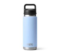 YETI Rambler Bottle Chug, Vaccum Insulated Stainless Steel Bottle with Leakproof Chug Cap, Big Sky Blue, 26 oz (769 ml)