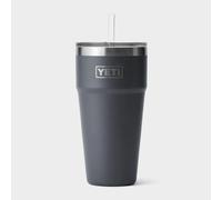 YETI Rambler Straw Cup, Vacuum Insulated Stainless Steel Cup with Straw Lid, Charcoal, 26 oz (769 ml)