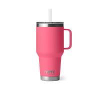 Rambler 35oz Straw Mug in Tropical Pink