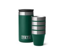 YETI Rambler Shot Glasses with Carrying Case, Black Forest Green