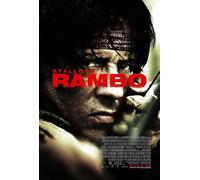 Rambo 2008 3 RED139 A6 Poster on Canvas - Borderless Movie Art Cult Film Images Classic Iconic 70s 80s 90s Vintage Retro Home Wall Decor Pictures Printing Modern Artwork Aesthetic Reproduction