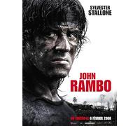 Rambo 2008 4 RED140 A6 Poster on Canvas - Borderless Movie Art Cult Film Images Classic Iconic 70s 80s 90s Vintage Retro Home Wall Decor Pictures Printing Modern Artwork Aesthetic Reproduction