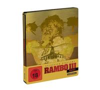 RAMBO 3 III 1988 / STEELBOOK / UNCUT / Sylvester Stallone NEW Region B Blu-ray