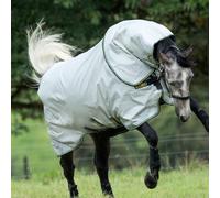 Rambo Duo 100g Turnout Rug with 2 Liners Bundle - Grey/Teal/Gold/Navy