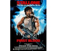 Rambo First Blood Classic Vintage 80's Movie Poster Art Glossy Poster (A3 297 × 420 mm)