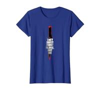 Rambo First Blood They Drew First Blood Not Me T-Shirt, Women, Royal Blue, 3X-Large