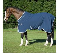 Horseware Rambo Helix Disc Front Cooler/Stable/Travel Sheet Rug Navy/Burgundy