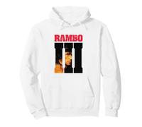 Rambo III John Rambo Sylvester Stallone Movie Portrait Art Pullover Hoodie