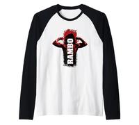 Rambo III Tying Headband Stallone Film Raglan Baseball Tee