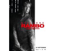 Rambo Last Blood 2019 4 RED144 A6 Poster on Canvas - Borderless Movie Art Cult Film Images Classic Iconic 70s 80s 90s Vintage Retro Home Wall Decor Pictures Printing Modern Artwork Aesthetic Reproduc