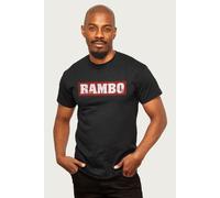 Rambo Men's Classic Logo T-Shirt in Black | Size: Large Rambo Black L