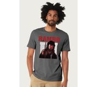 Rambo Men's III John T-Shirt in Charcoal | Size: XL Rambo Charcoal XL