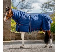 Rambo Optimo Plus 200g Medium Horse Indoor Stable Rug - Navy/Burgundy