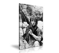 Rambo Sylvester Stallone Poster Canvas Wall Art Picture Print Decoration (31cm X 20cm)
