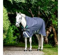 Rambo Wug Turnout Blanket, 400 Gram, Navy/Hunter Green, 84"