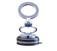 RamboN Foldable Alloy Car Phone Holder MagSafe Compatible | 86+LBS Strongest Suction & 2400gf Strongest Magnetic, 360° Adjustable, Phone Holders for iPhone 17-12 Pro Max Plus Air
