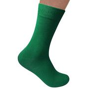Rambutan Men's"Classic Collection" Dress Seamless Bamboo Socks 8-12 (Green)