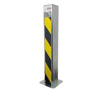 Ramco Telescopic Driveway Security Bollard 540mm High - Anti-Drill Lock, Parking Post, Zinc Coated, Flush-Fit Square Top, 3 Keys, Keyed Alike Option