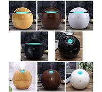 Ramdapro Mini Wooden Aromatherapy Humidifier Aroma Diffuser Essential Oil Diffuser Air Purifier Color Changing LED Touch Switch