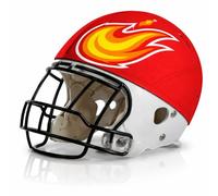 Ramede 12 Pieces Football Helmet Covers for Practice Scrimmage Cap Helmet Cover Scrimmage Cap for Youth Adult Football Hockey Training Accessories 10.4 Inch in Diameter (Patterned,Red-Fire)