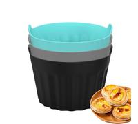 Ramekin Set Ramekins for Hot Air Fryers | Air Fryer Baking Cupcake Pan | Baking Pan Set, Deep Fryer Accessories Mould, Non-Stick for Cakes, Muffins, Pies