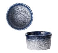 Ramekins Set, 120ml, Creme Brulee Ramekins, Souffle Dish Oven Proof Dishes, Souffle Ramekins, Ramekins For Air Fryer-gray and blue-Set of 6