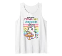 Ramen and Rainbows Unicorn Lover Kawaii Foodie Tank Top