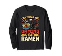 Ramen Bowl Noodle Soup Japanese Food Ramen Toppings Long Sleeve T-Shirt