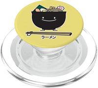 Ramen Bowl noodles chopsticks seaweed soup char siu pork PopSockets PopGrip for MagSafe