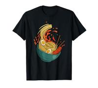 Ramen Bowl Noodles Japanese Kawaii Anime Manga Otaku Neko T-Shirt